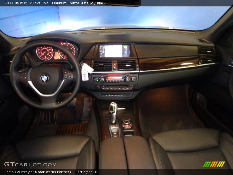 Platinum Bronze Metallic / Black 2011 BMW X5 xDrive 35d