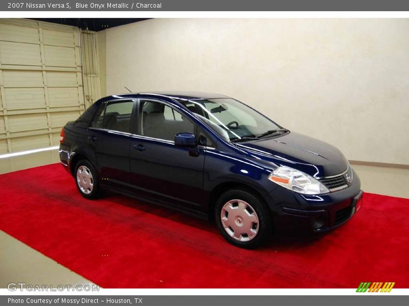 Blue Onyx Metallic / Charcoal 2007 Nissan Versa S