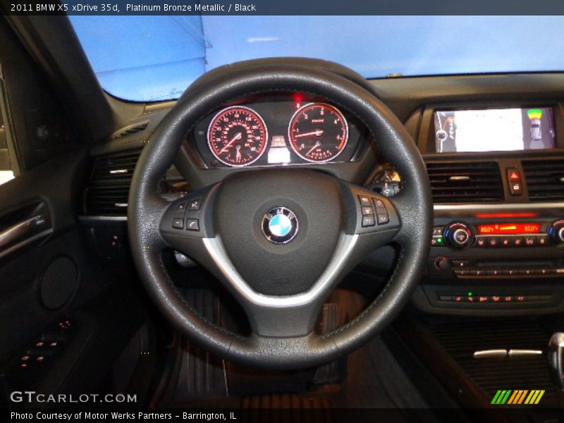 Platinum Bronze Metallic / Black 2011 BMW X5 xDrive 35d
