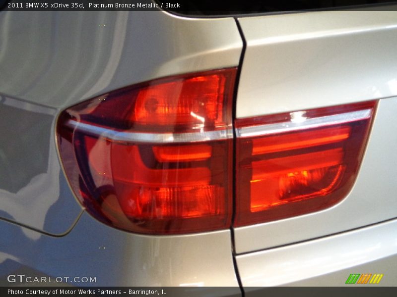 Platinum Bronze Metallic / Black 2011 BMW X5 xDrive 35d