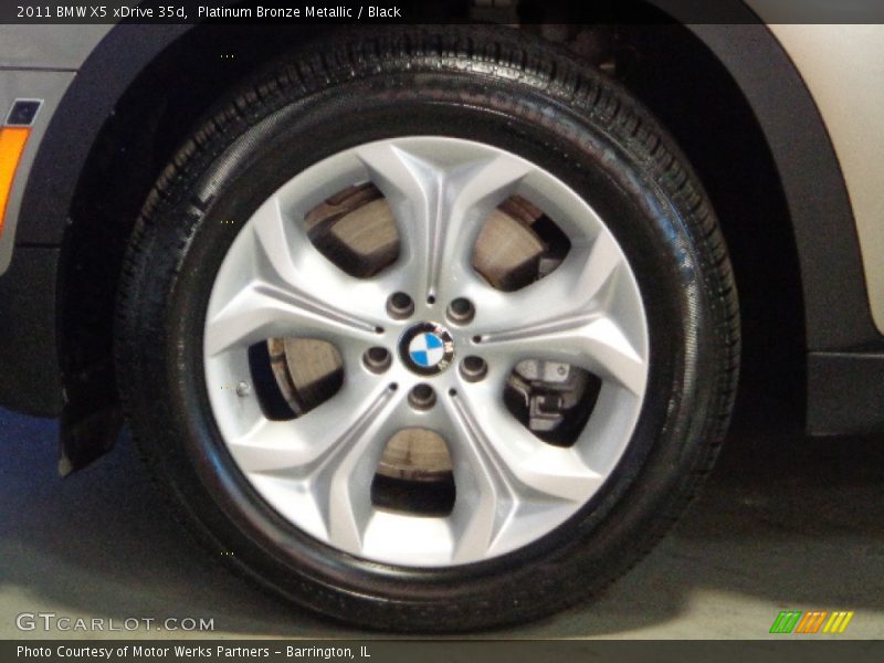 Platinum Bronze Metallic / Black 2011 BMW X5 xDrive 35d