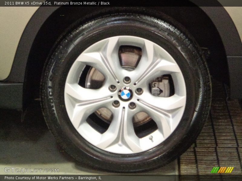 Platinum Bronze Metallic / Black 2011 BMW X5 xDrive 35d