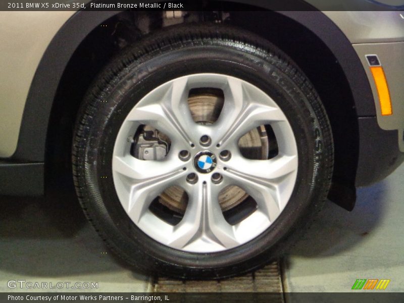Platinum Bronze Metallic / Black 2011 BMW X5 xDrive 35d