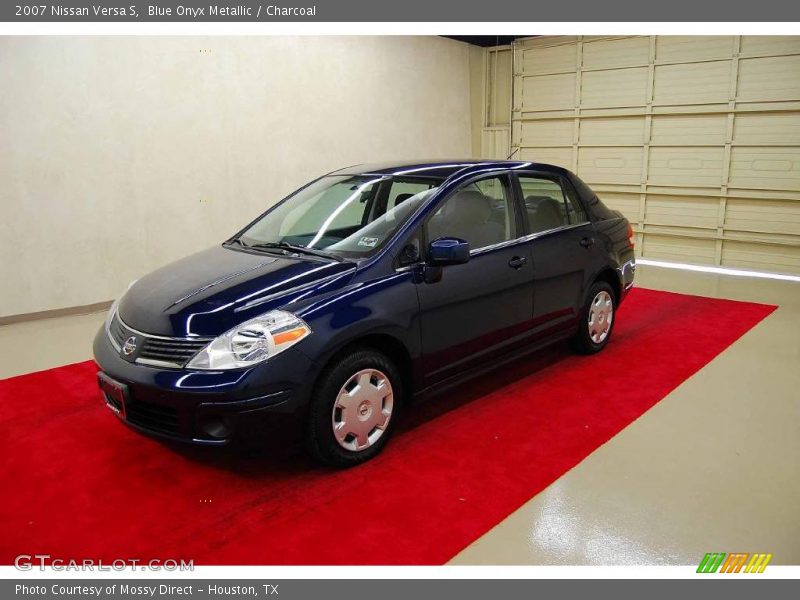 Blue Onyx Metallic / Charcoal 2007 Nissan Versa S