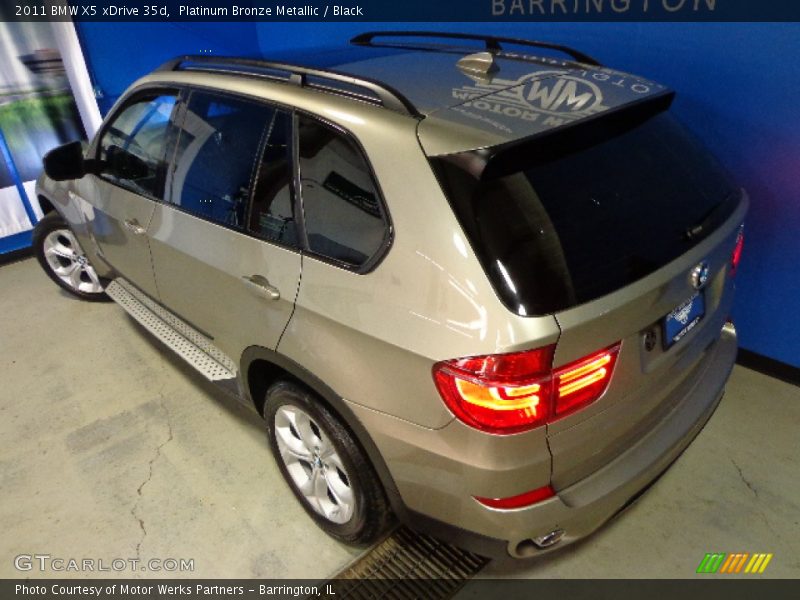 Platinum Bronze Metallic / Black 2011 BMW X5 xDrive 35d