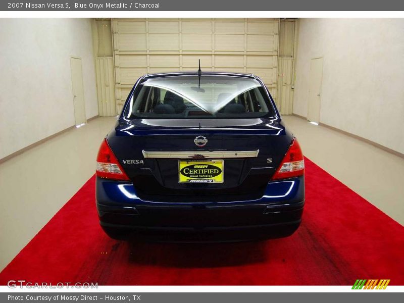 Blue Onyx Metallic / Charcoal 2007 Nissan Versa S