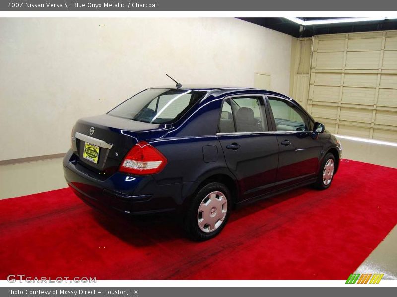 Blue Onyx Metallic / Charcoal 2007 Nissan Versa S