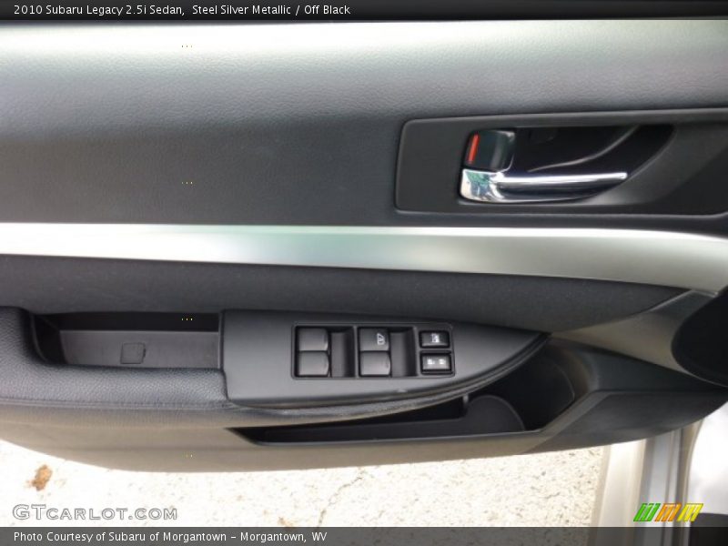 Steel Silver Metallic / Off Black 2010 Subaru Legacy 2.5i Sedan
