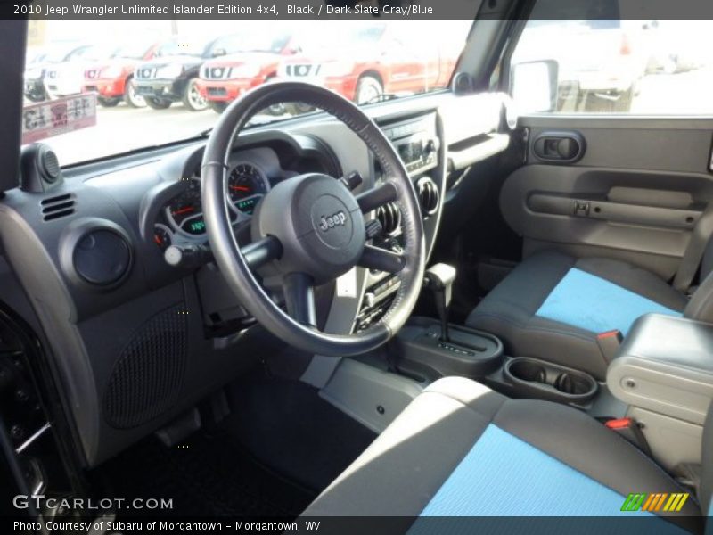 Black / Dark Slate Gray/Blue 2010 Jeep Wrangler Unlimited Islander Edition 4x4