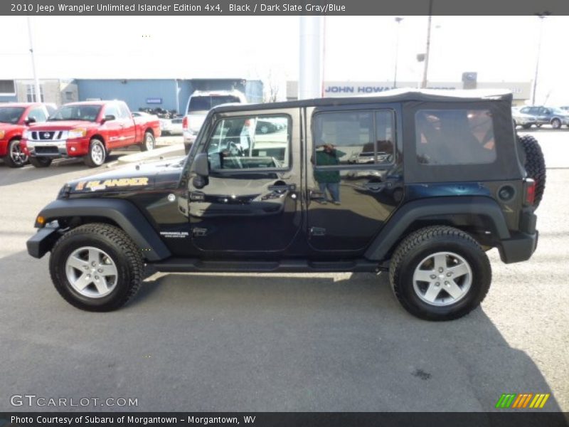 Black / Dark Slate Gray/Blue 2010 Jeep Wrangler Unlimited Islander Edition 4x4