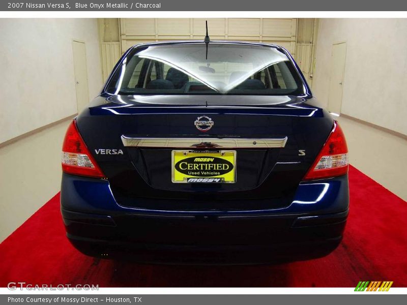 Blue Onyx Metallic / Charcoal 2007 Nissan Versa S