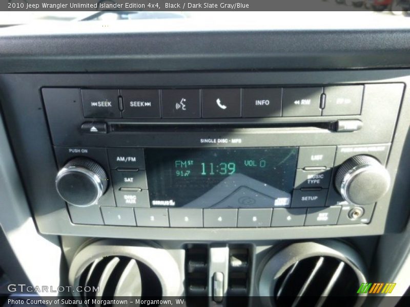 Black / Dark Slate Gray/Blue 2010 Jeep Wrangler Unlimited Islander Edition 4x4