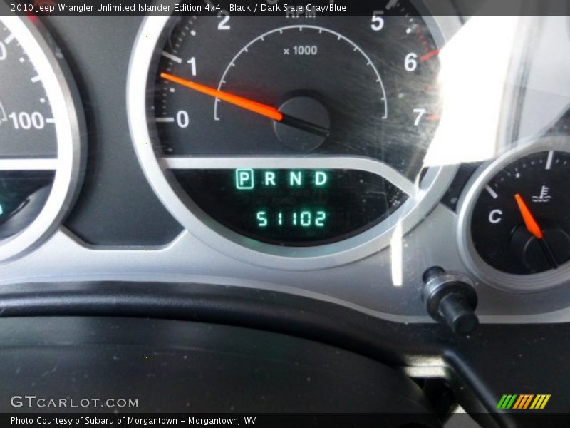 Black / Dark Slate Gray/Blue 2010 Jeep Wrangler Unlimited Islander Edition 4x4
