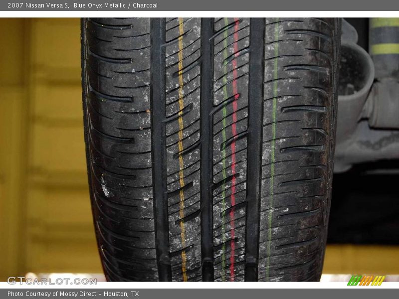 Blue Onyx Metallic / Charcoal 2007 Nissan Versa S