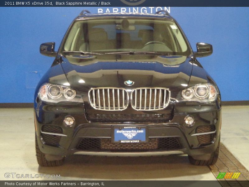 Black Sapphire Metallic / Black 2011 BMW X5 xDrive 35d