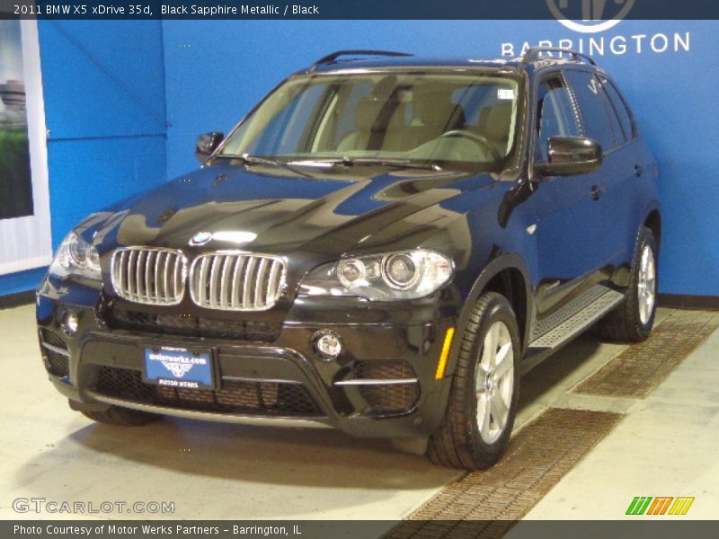 Black Sapphire Metallic / Black 2011 BMW X5 xDrive 35d