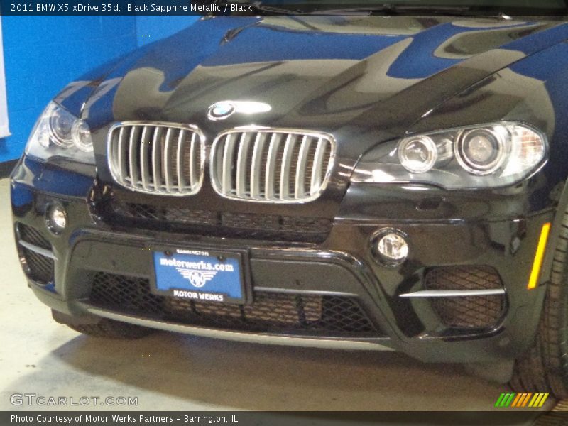 Black Sapphire Metallic / Black 2011 BMW X5 xDrive 35d