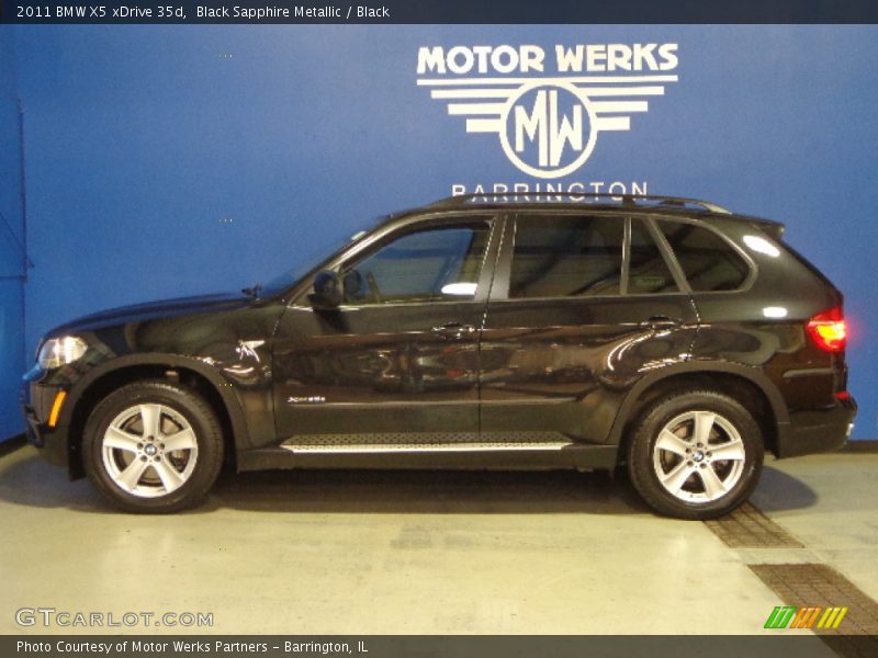 Black Sapphire Metallic / Black 2011 BMW X5 xDrive 35d