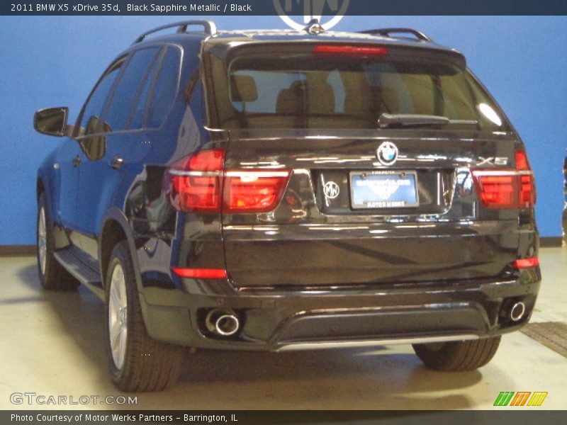 Black Sapphire Metallic / Black 2011 BMW X5 xDrive 35d