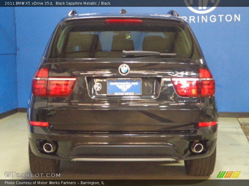 Black Sapphire Metallic / Black 2011 BMW X5 xDrive 35d