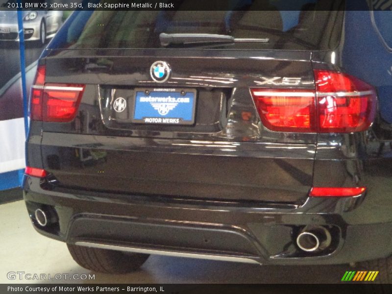 Black Sapphire Metallic / Black 2011 BMW X5 xDrive 35d
