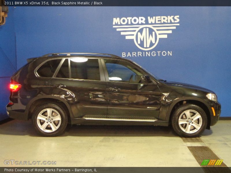 Black Sapphire Metallic / Black 2011 BMW X5 xDrive 35d