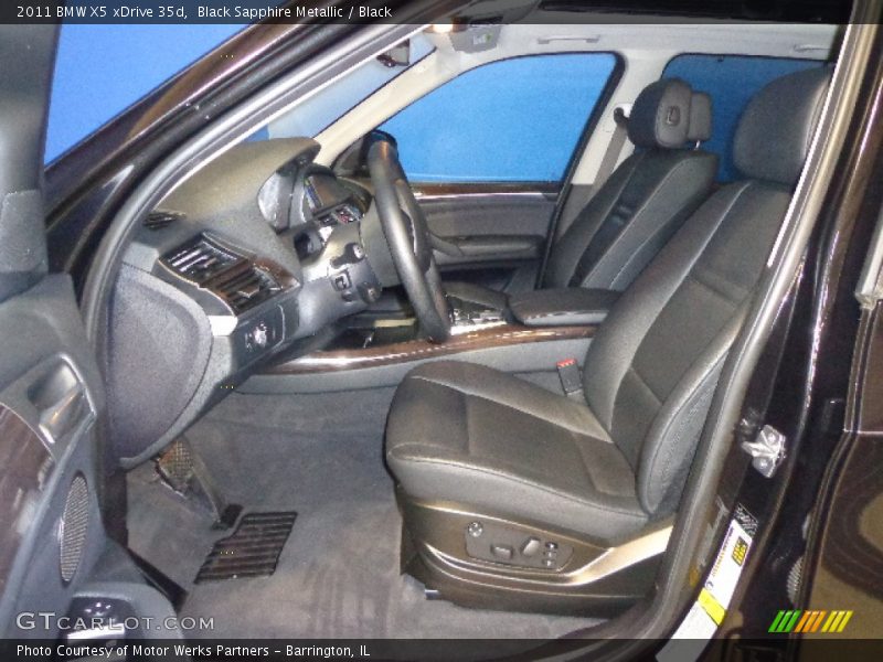 Black Sapphire Metallic / Black 2011 BMW X5 xDrive 35d