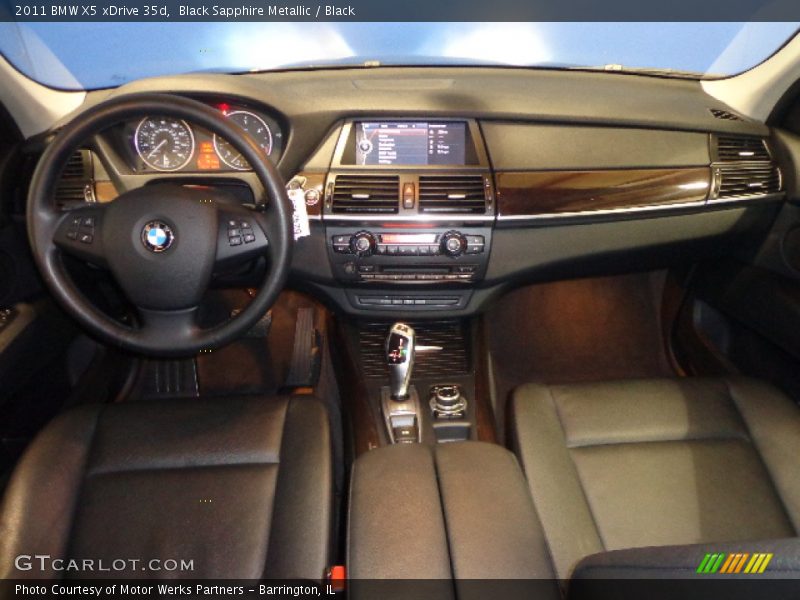 Black Sapphire Metallic / Black 2011 BMW X5 xDrive 35d