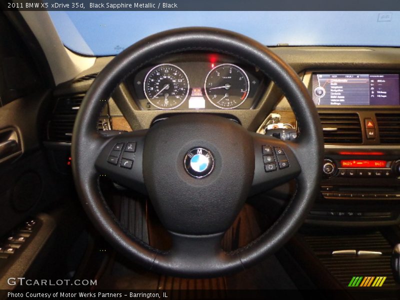 Black Sapphire Metallic / Black 2011 BMW X5 xDrive 35d
