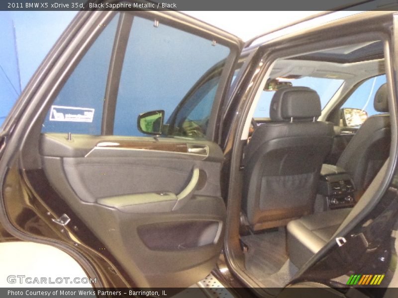 Black Sapphire Metallic / Black 2011 BMW X5 xDrive 35d