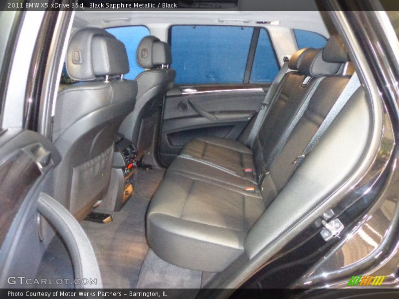 Black Sapphire Metallic / Black 2011 BMW X5 xDrive 35d