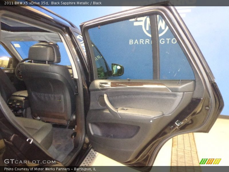 Black Sapphire Metallic / Black 2011 BMW X5 xDrive 35d