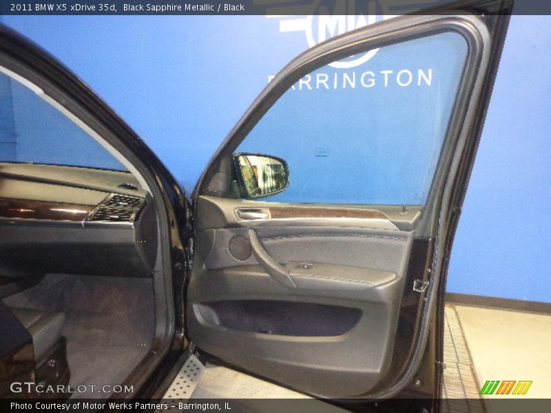 Black Sapphire Metallic / Black 2011 BMW X5 xDrive 35d