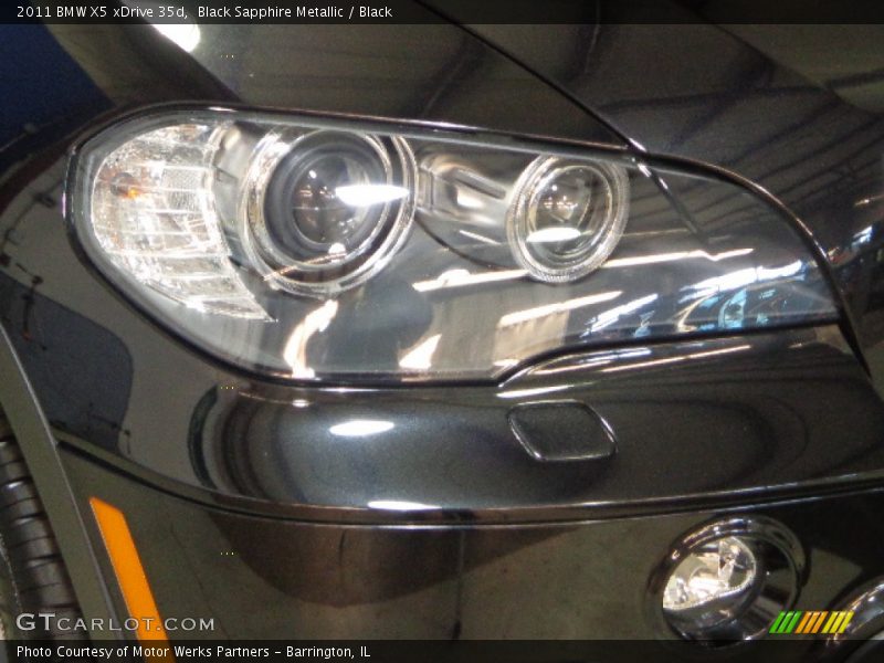 Black Sapphire Metallic / Black 2011 BMW X5 xDrive 35d