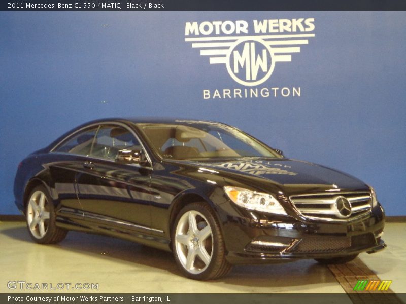 Black / Black 2011 Mercedes-Benz CL 550 4MATIC