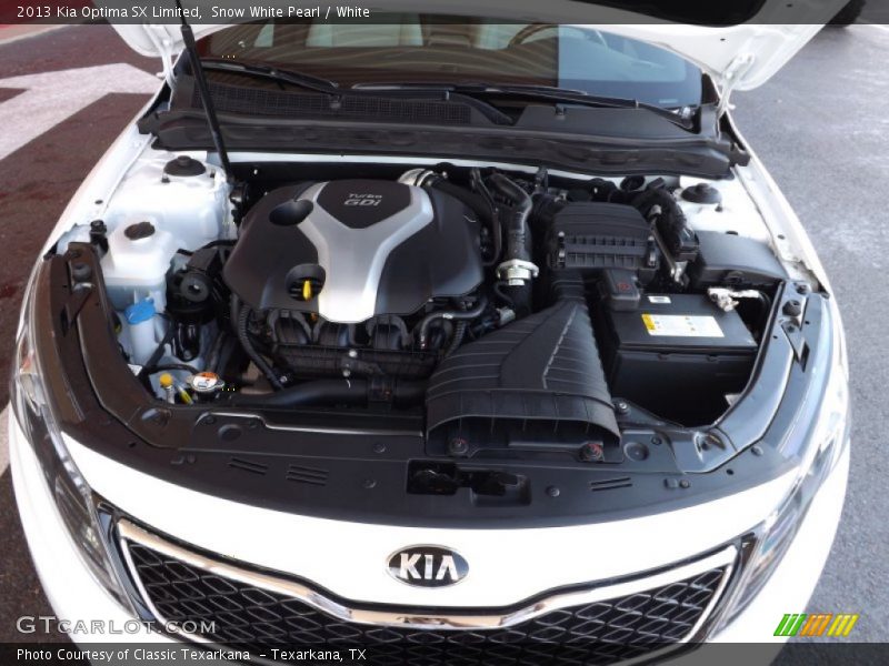 Snow White Pearl / White 2013 Kia Optima SX Limited