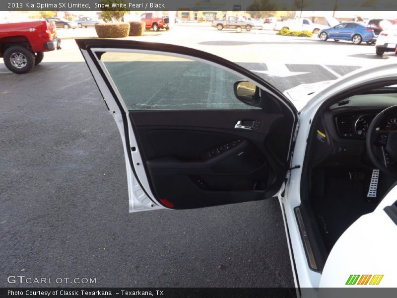 Snow White Pearl / Black 2013 Kia Optima SX Limited