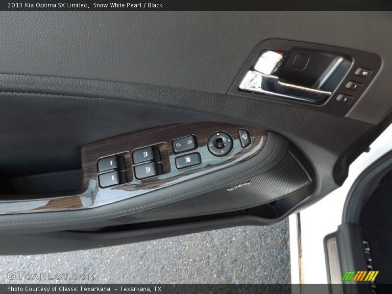 Snow White Pearl / Black 2013 Kia Optima SX Limited