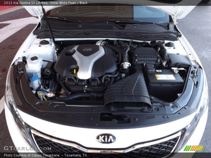 Snow White Pearl / Black 2013 Kia Optima SX Limited