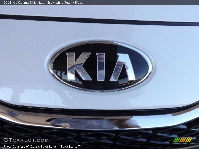 Snow White Pearl / Black 2013 Kia Optima SX Limited