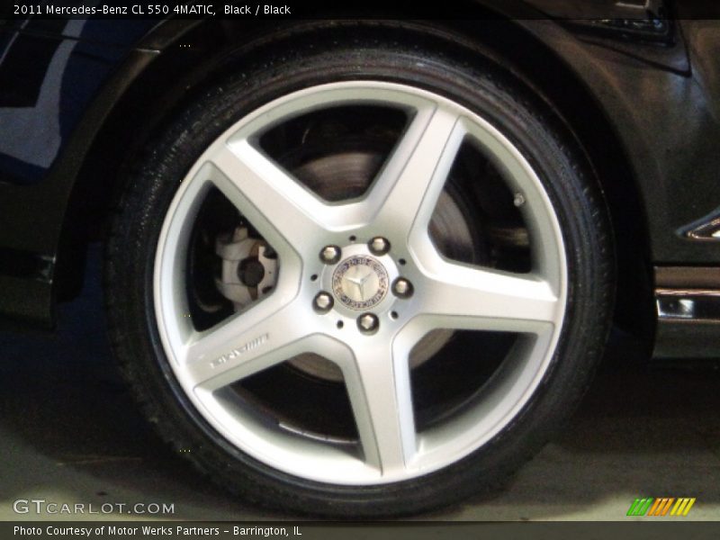 Black / Black 2011 Mercedes-Benz CL 550 4MATIC