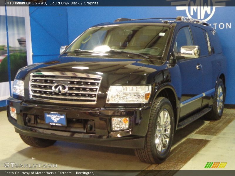 Liquid Onyx Black / Graphite 2010 Infiniti QX 56 4WD
