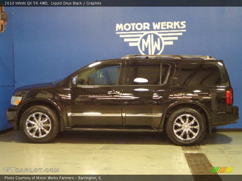 Liquid Onyx Black / Graphite 2010 Infiniti QX 56 4WD