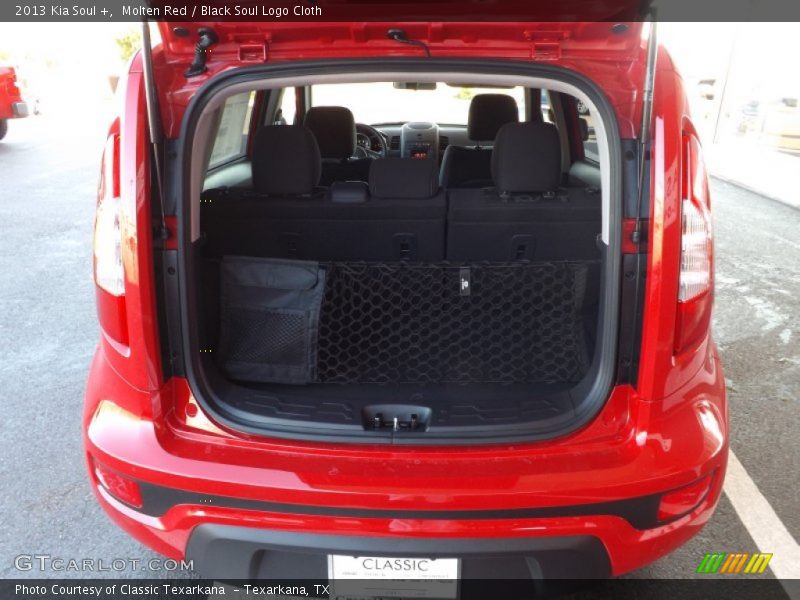 Molten Red / Black Soul Logo Cloth 2013 Kia Soul +