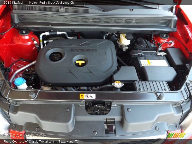 Molten Red / Black Soul Logo Cloth 2013 Kia Soul +