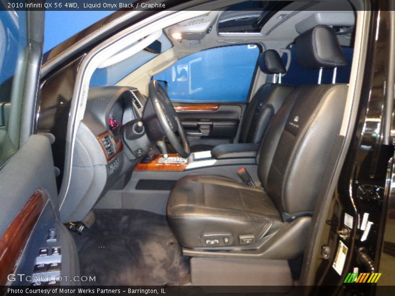 Liquid Onyx Black / Graphite 2010 Infiniti QX 56 4WD