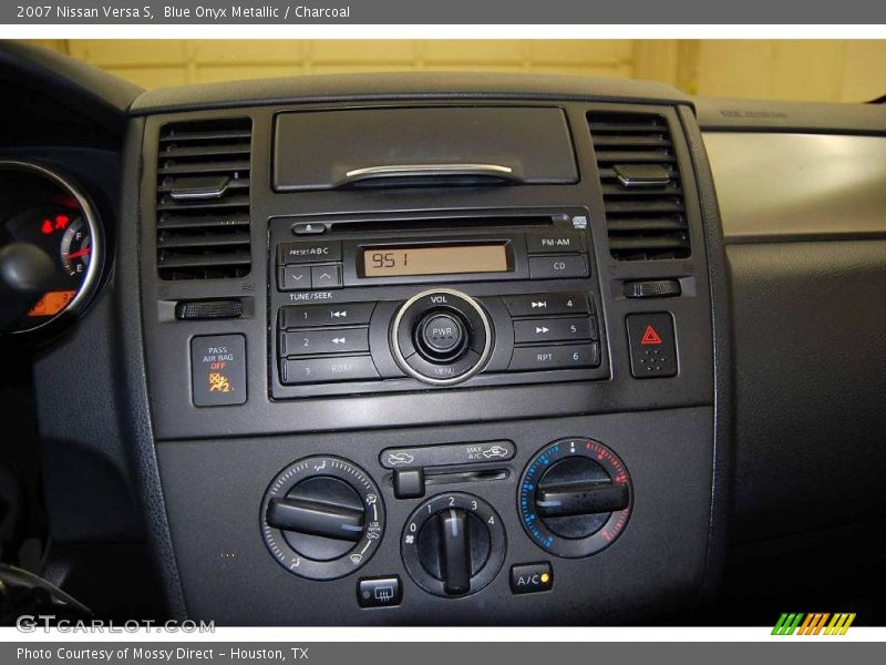 Blue Onyx Metallic / Charcoal 2007 Nissan Versa S