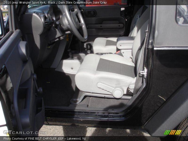 Black / Dark Slate Gray/Medium Slate Gray 2010 Jeep Wrangler Sport 4x4