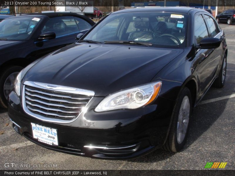 Black / Black 2013 Chrysler 200 Touring Sedan