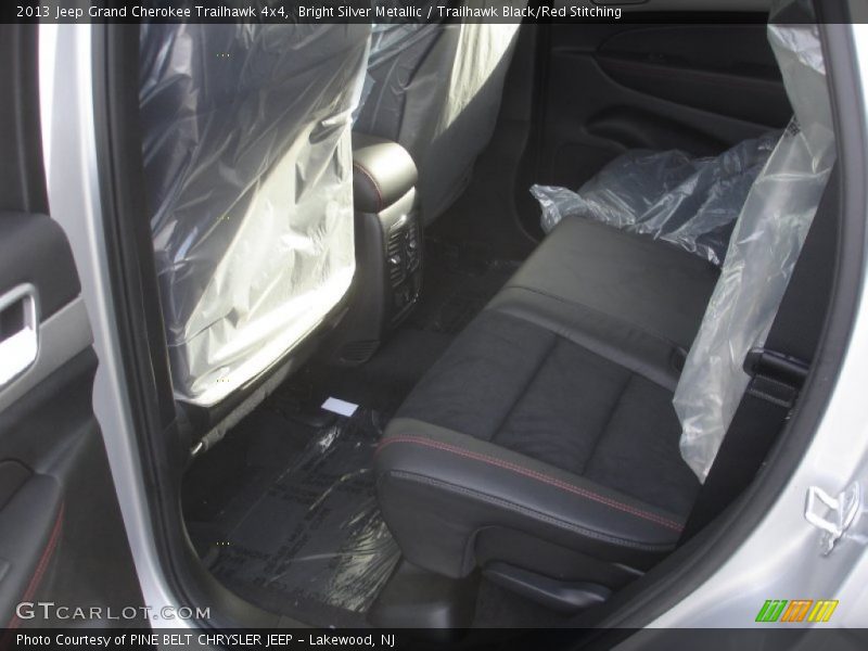 Bright Silver Metallic / Trailhawk Black/Red Stitching 2013 Jeep Grand Cherokee Trailhawk 4x4